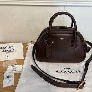 Coach Borough Satchel in Maple